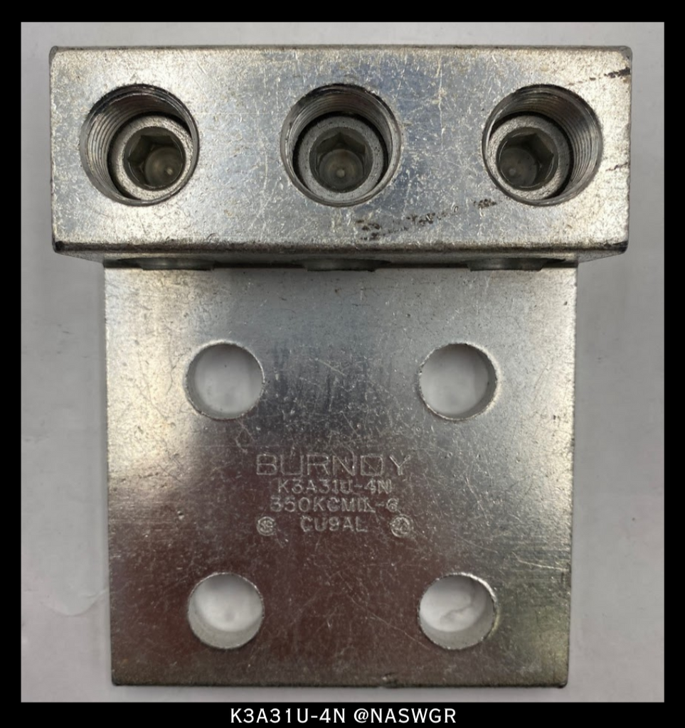Burndy K3A31U-4N Lug - Unused