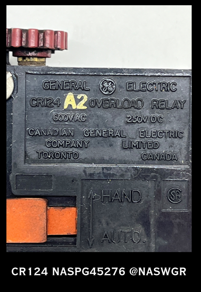 CR124 General Electric CR124 Overload Relay — North American Switchgear Store
