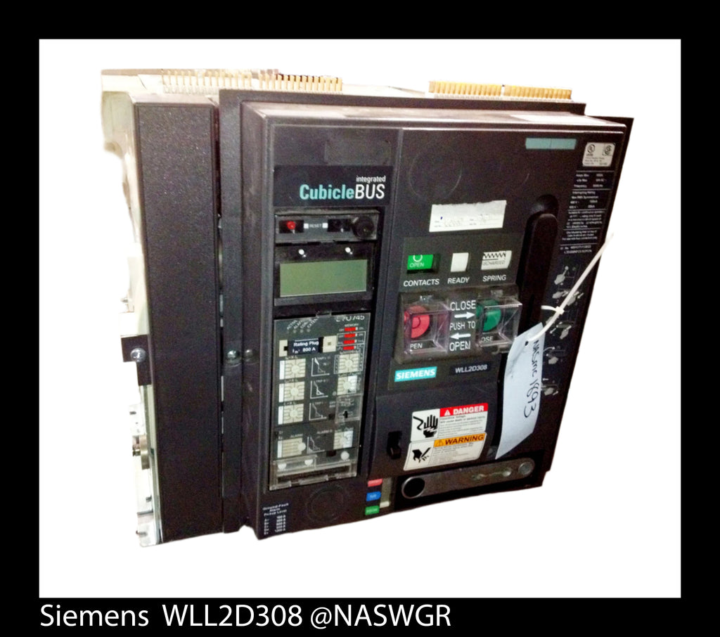 Siemens WL WLL2D308 Circuit Breaker (E/O,D/O) 800 Amp — North