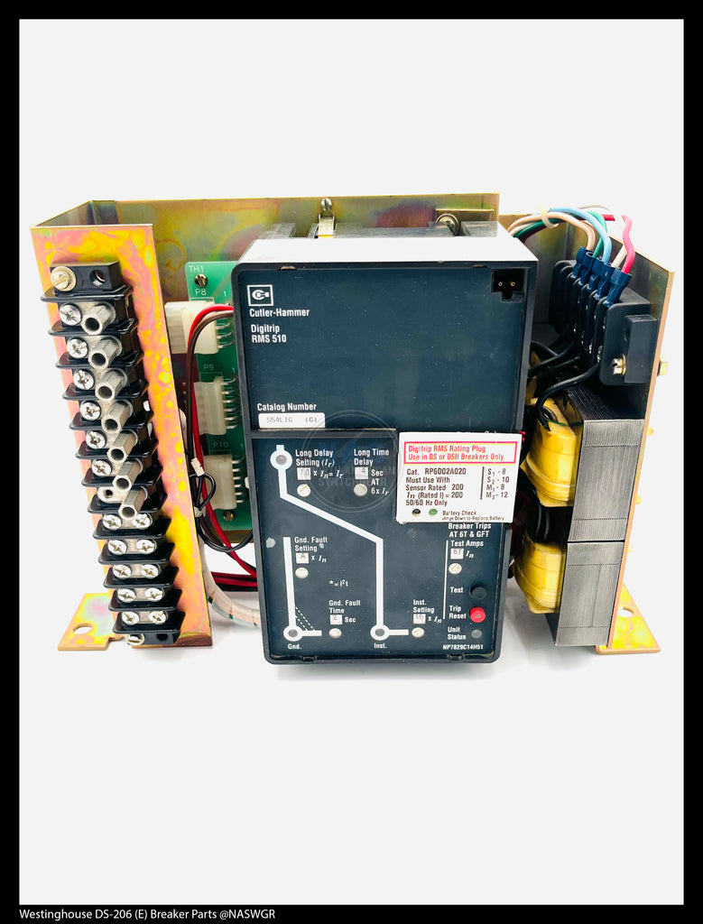 Westinghouse DS-206 (E) Breaker Digitrip Mounting 500/510 W/GND - P/N: 694C735G01