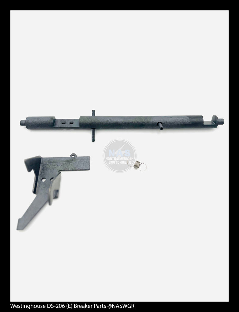 Westinghouse DS-206 (E) Breaker Trip Shaft Kit (Includes Trip Shaft Lever, Trip Shaft, and Trip Shaft Return Spring) - P/N: 1A33567G01