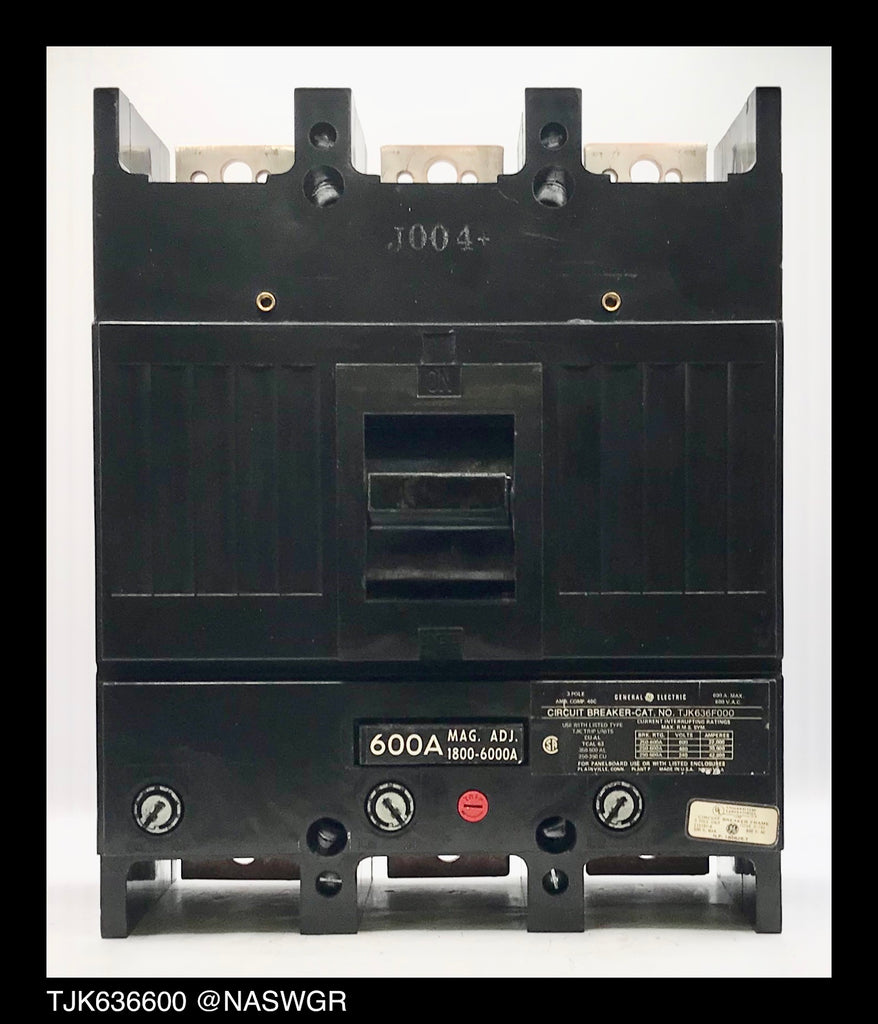 General Electric TJK636600 Molded Case Circuit Breaker - 600 Amp