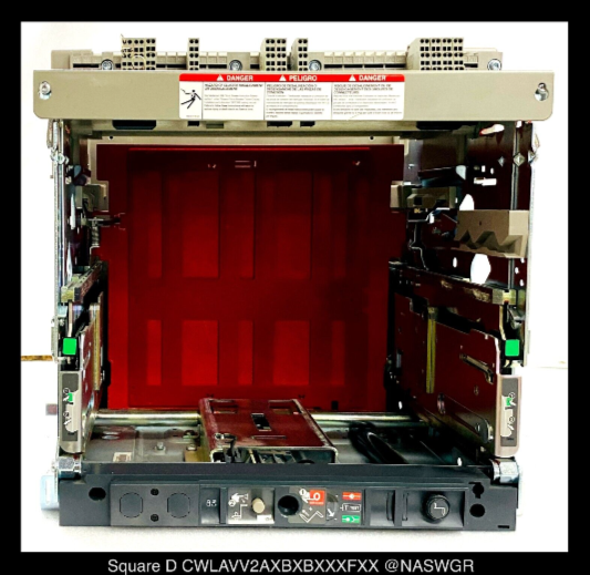 Square D Masterpact NW08H/HF, CWLAVV2AXBXBXXXFXX Cassette Cradle - 800A - Unused