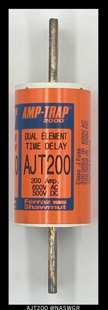 Ferraz Shawmut AJT200 Time Delay Fuse - 200A/600vAC - Unused