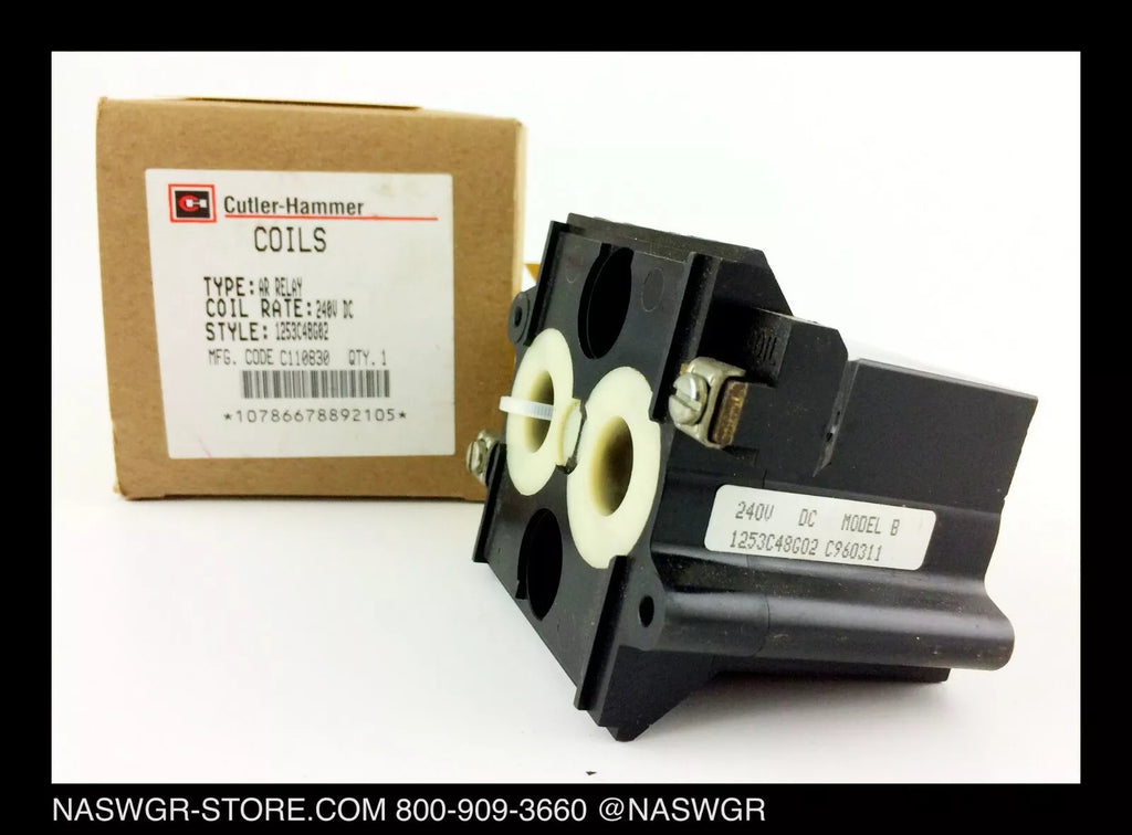1253C48G02 - Cutler-Hammer 240vDC 1253C48G02 Coil - Type: AR Relay Coil