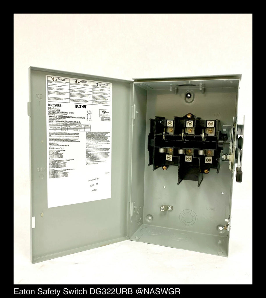 Interrupteur Général De Sécurité Siemens GNF322A - 3 Pôles, 60A, 240V, Intérieur, Sans Fusibles