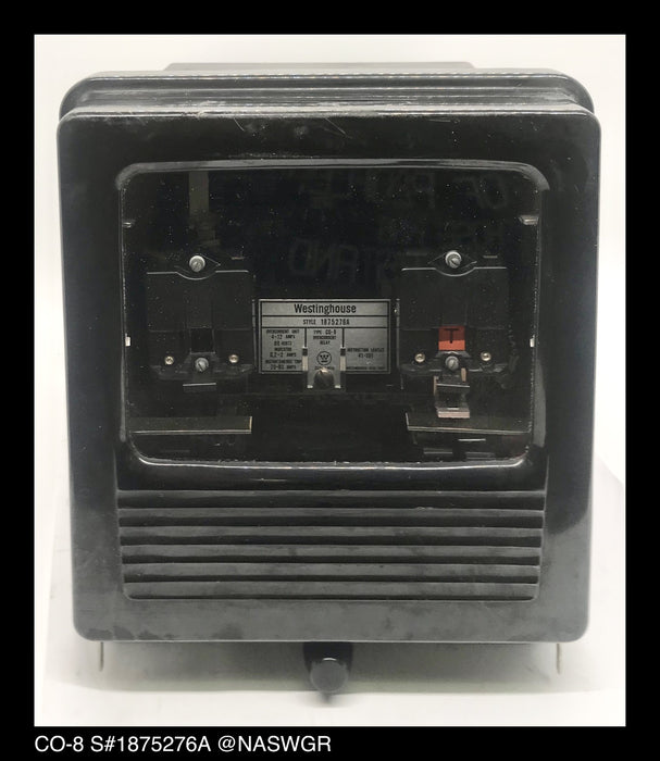 Westinghouse CO-8, 1875276A Overcurrent Relay - 4/12 Amp