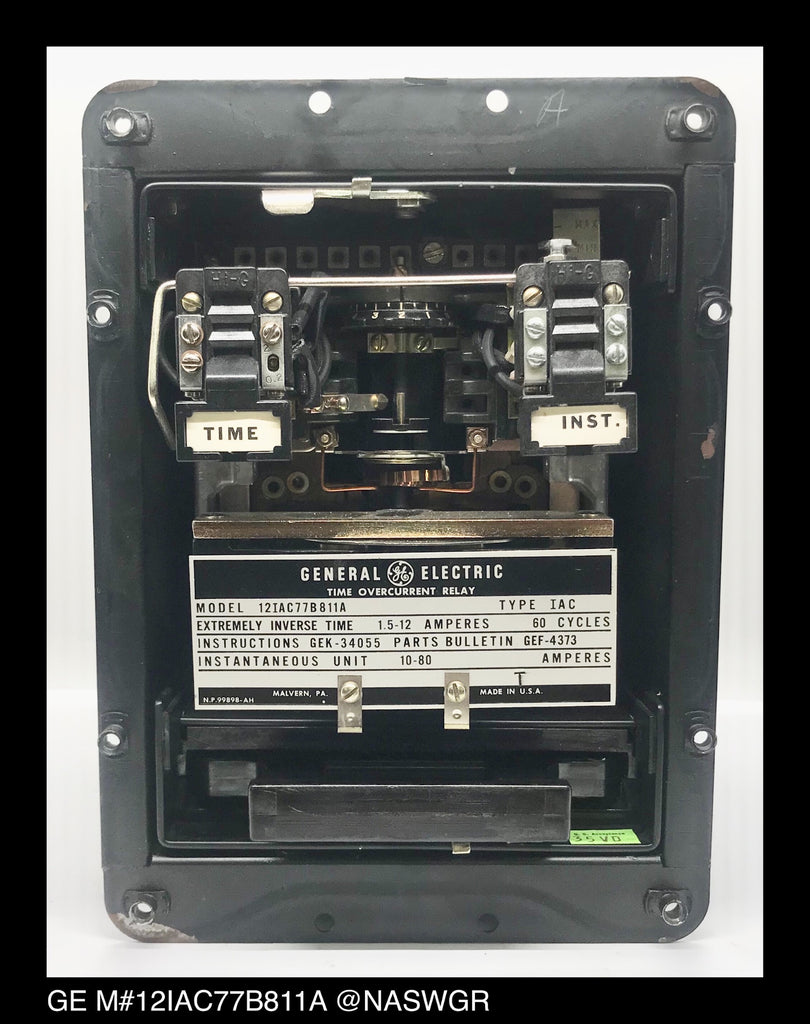 GE 12IAC77B811A Overcurrent Relay 1.5/12 Amp — North American