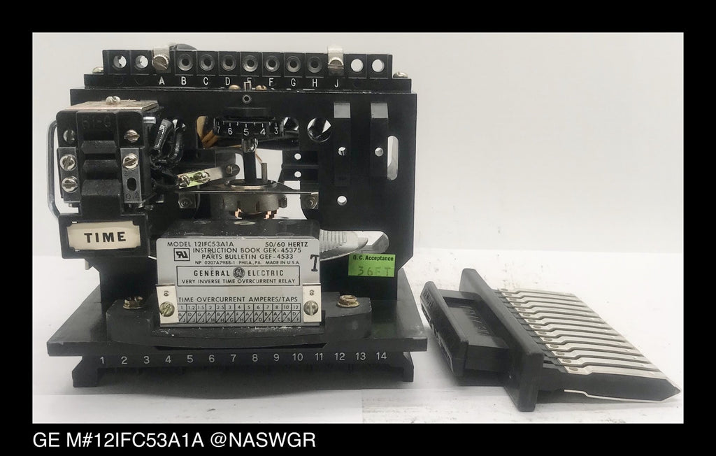GE 12IFC53A1A Overcurrent Relay 1/12 Amp — North American Switchgear