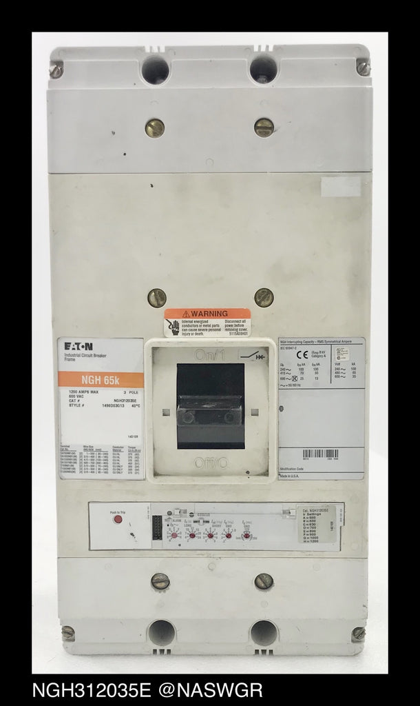 Eaton NGH312035E Molded Case Circuit Breaker ~ 1200 Amp