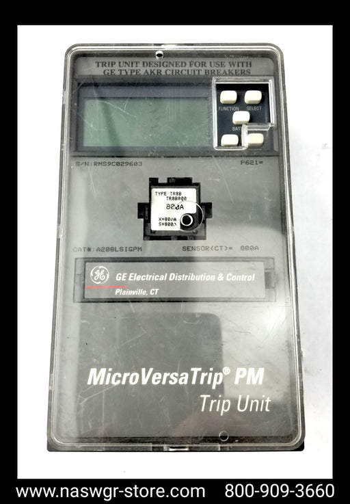 General Electric A208LSIGPM MicroVersaTrip PM Trip Unit