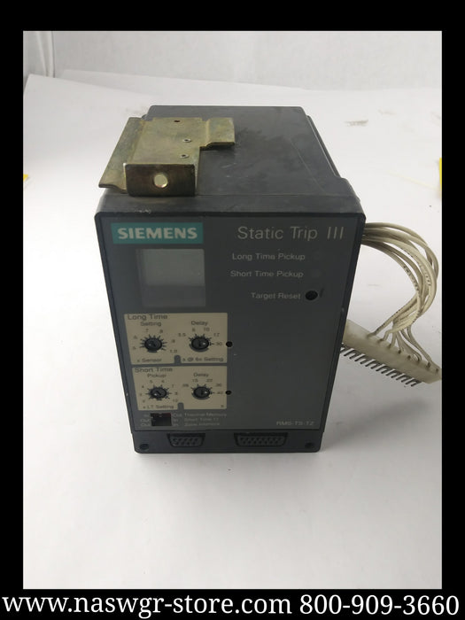 Siemens RMS-TS-TZ Static Trip III Relay LS Function