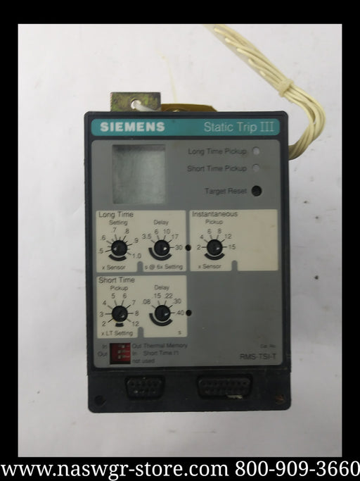 Siemens RMS-TSI-T Static Trip III Relay LS Function