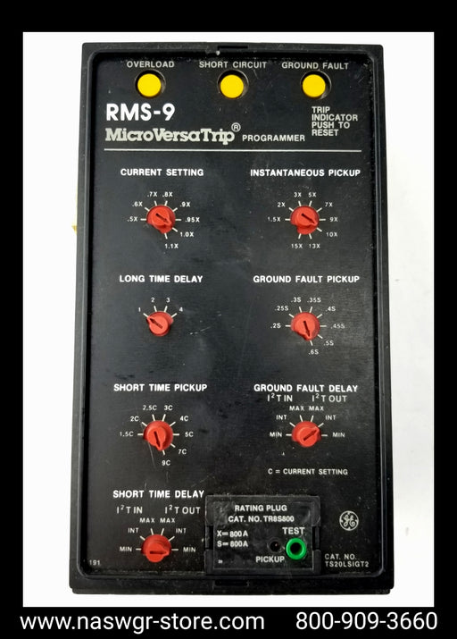General Electric TS20LSIGT2 RMS-9 MicroVersaTrip Programmer