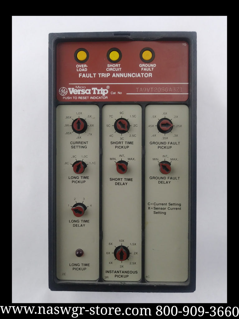 General Electric TA9VT20SGA3Z1 MicroVersaTrip Trip Unit