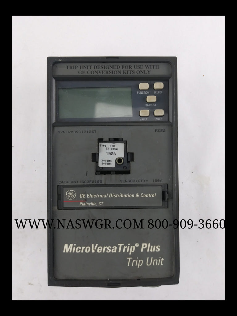 General Electric MicroVersaTrip Plus Trip Unit