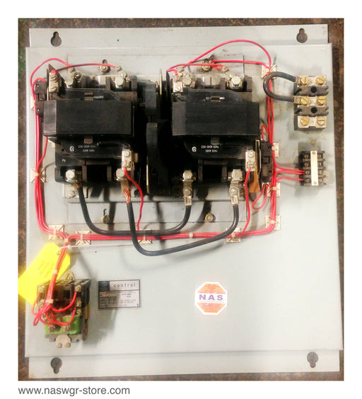 360S507AA00 , GE 360S507AA00 Control Automatic Transfer Panel , Rated Amps: 100 , GE Machine Tool Relay:  22D135 , G3 , 230V ,60Hz , PN: CR2810A14AH , Contactors: 55-501336G003 , Series A , 230-240V , 60 Hz , 220V , 50Hz , PN: 360S507AA00