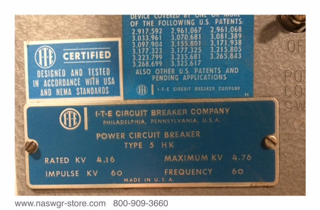 5HK350 ~ ITE 5HK350 Circuit Breaker ~ 1200 Amp ~ E/O
