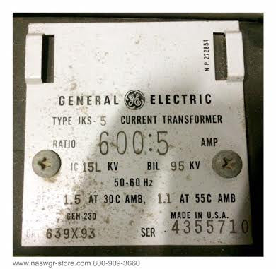 GE 639X93 Current Transformer