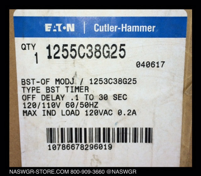 BST-0F ~ Cutler Hammer Industrial Control Relay BST