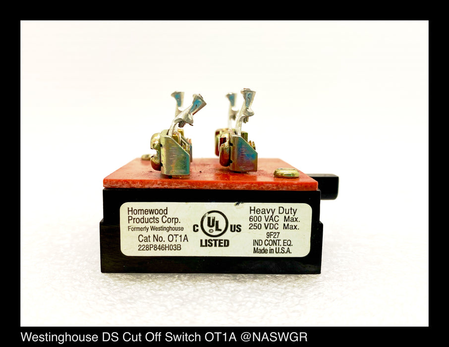 Westinghouse OT1A Motor Cut Off Switch