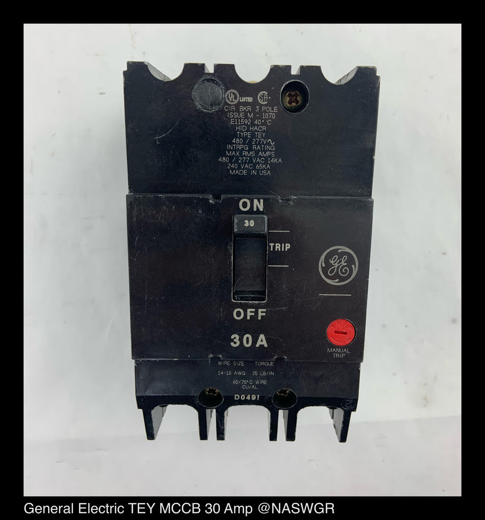 General Electric TEY330 Molded Case Circuit Breaker - 30 Amp