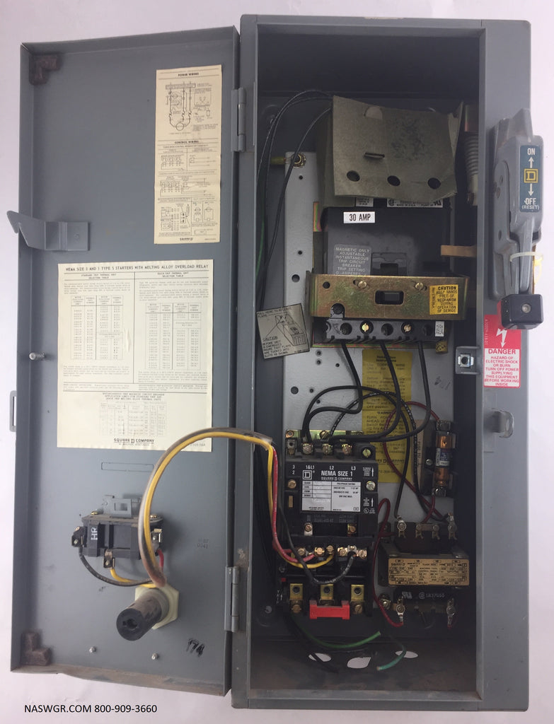 Square D SCG 44 Combination Starter ~ 30 Amp — North American