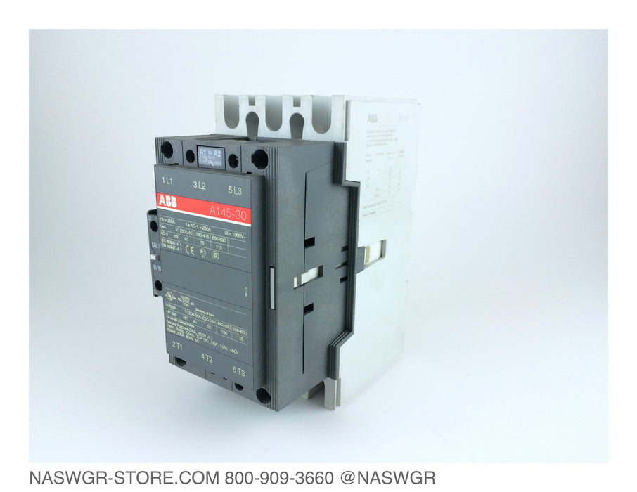 A145-30 ~ ABB A145-30 Contactor ~ 110/120 volt coil 3 pole 600 volt ~ CAL18-11