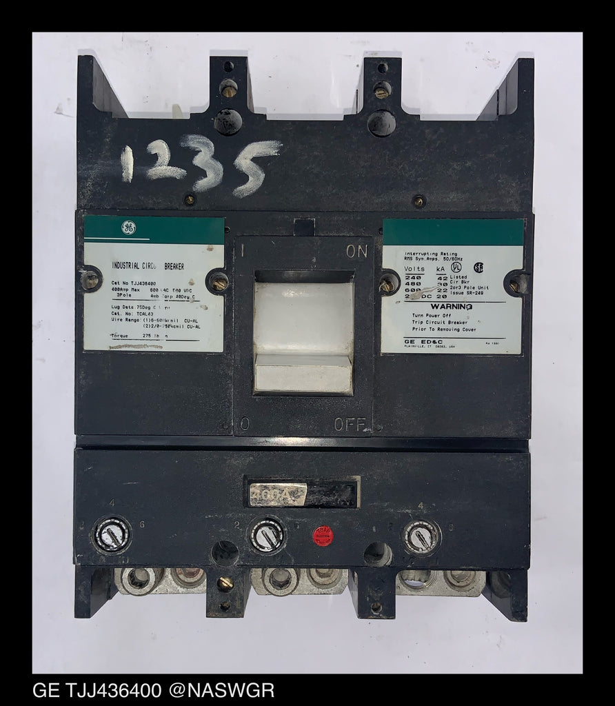 General Electric TJJ436400 Molded Case Circuit Breaker - 400 Amp