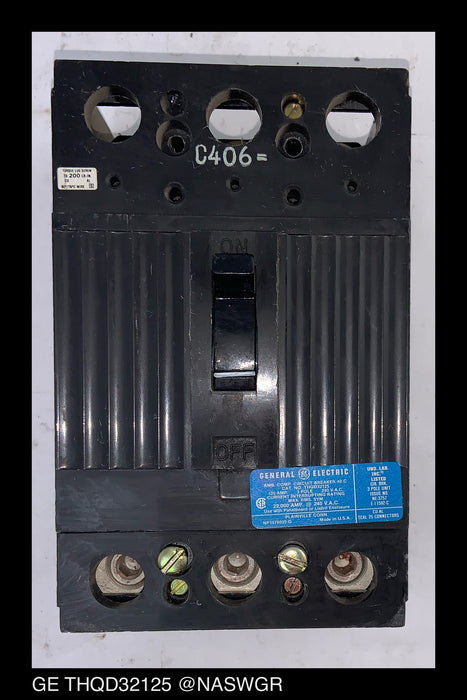 GE THQD32125 Circuit Breaker