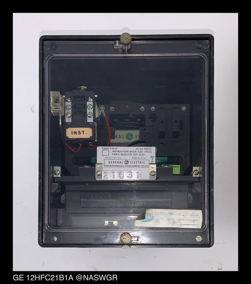 GE 12HFC21B1A Instantaneous Overcurrent Relay