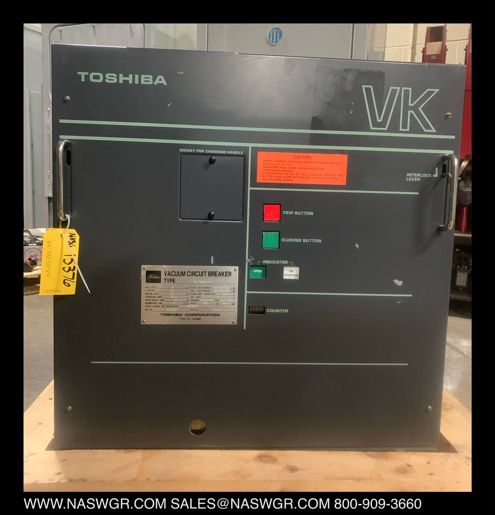 Toshiba VK-10Q50-VV Vacuum Circuit Breaker (E/O,D/O) - 3000 Amp