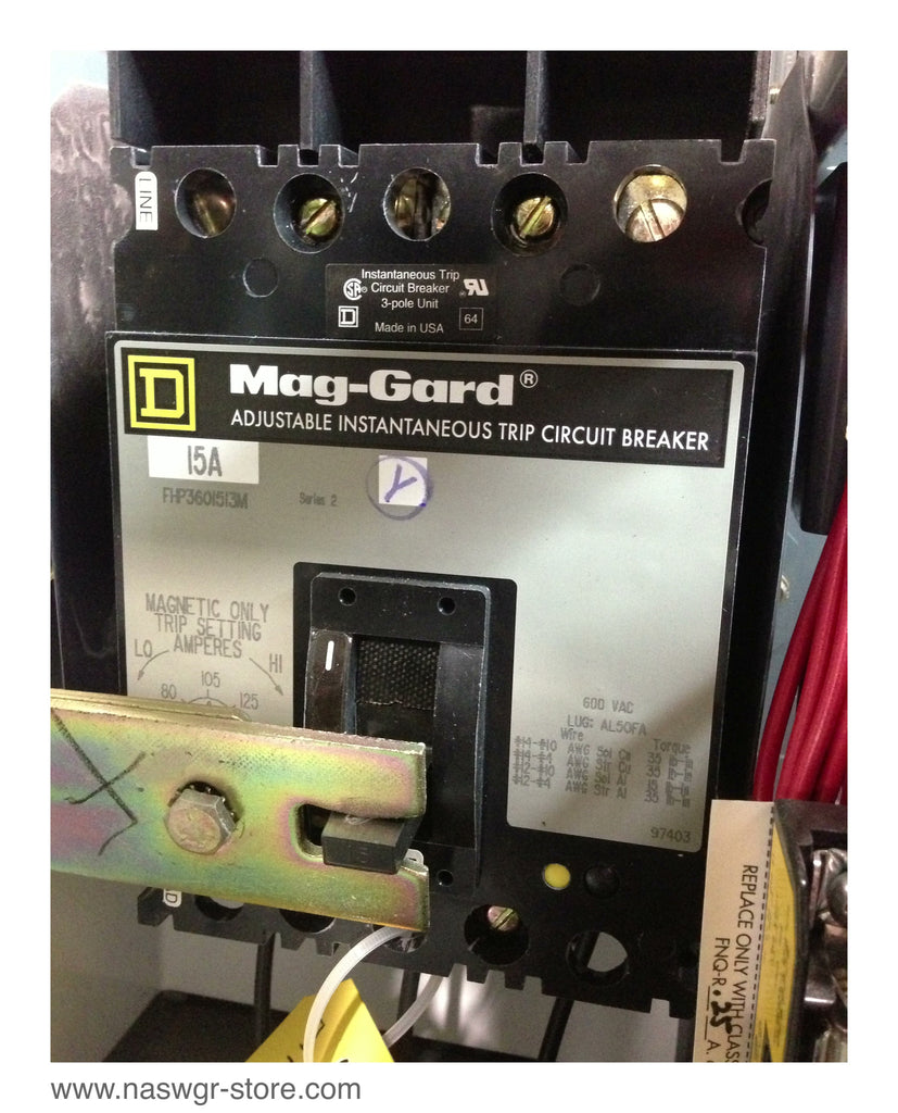 Square D Model 6 Size 1 Breaker Style Combination MCC Bucket 12