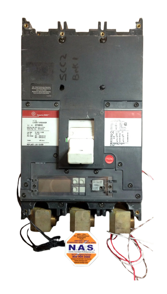 GE Spectra RMS SKPP36BB1200 Circuit Breaker 1200 Amp — North American
