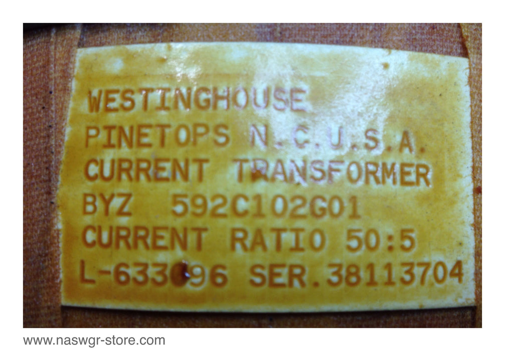 Westinghouse 592C102G01 Current Transformer