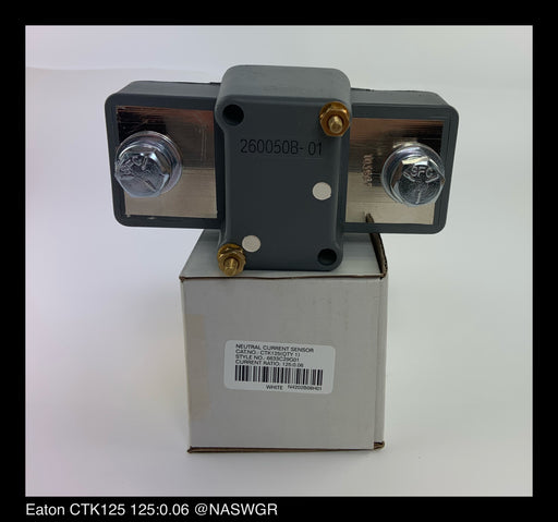 Eaton CTK125 Neutral Current Sensor ~ 125:0.06 - Unused Surplus