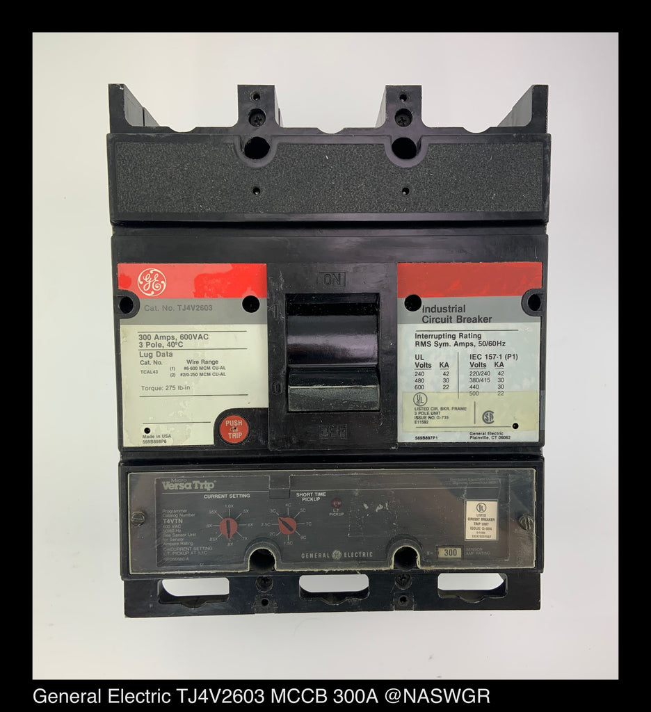 General Electric TJ4V2603 Molded Case Circuit Breaker - 300 Amp