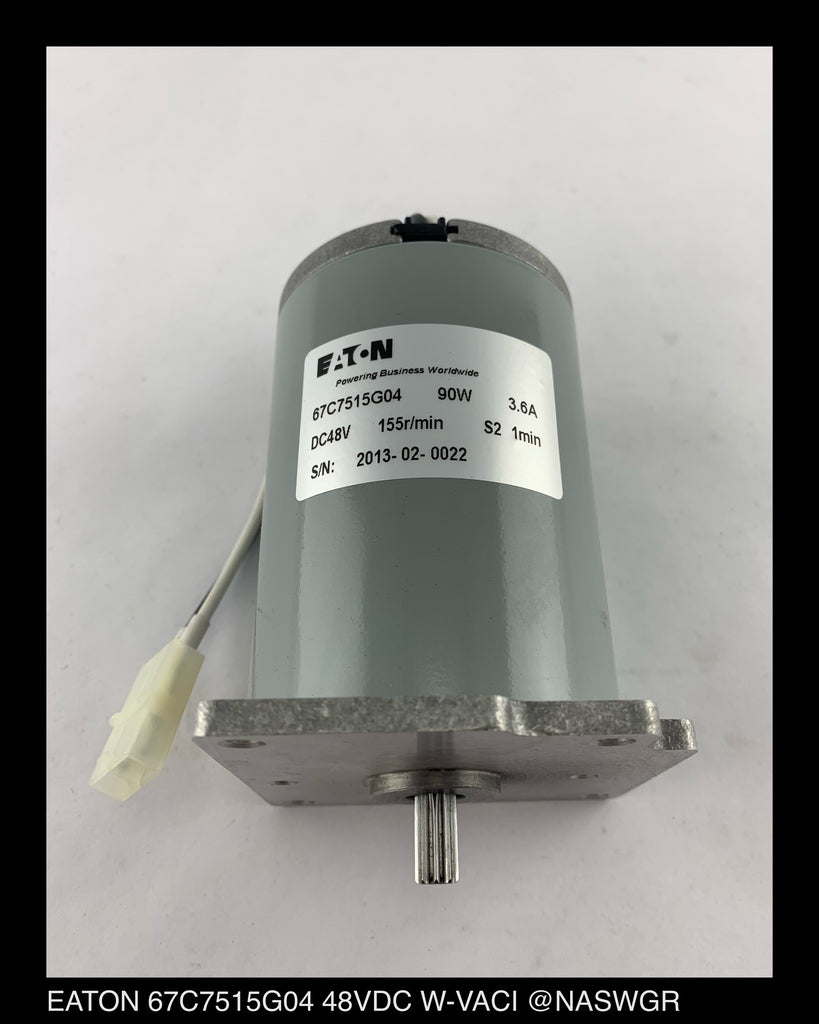 67C7515G04 EATON W-VAC Spring Charging Motor 48 VDC 65A7013G02
