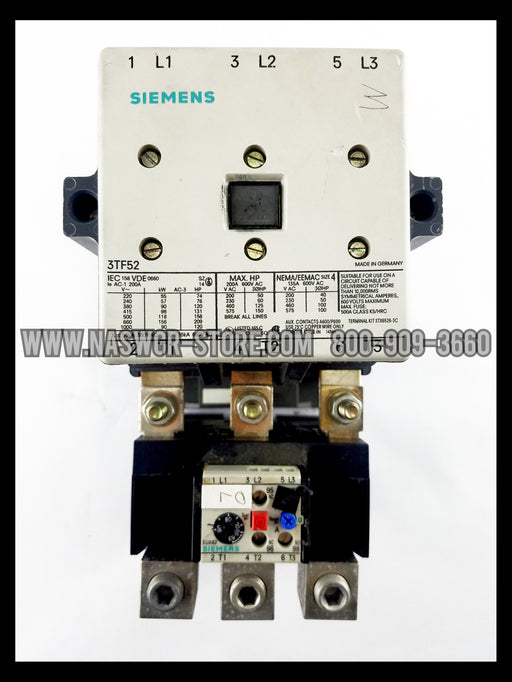Siemens 3TF52 Contactor