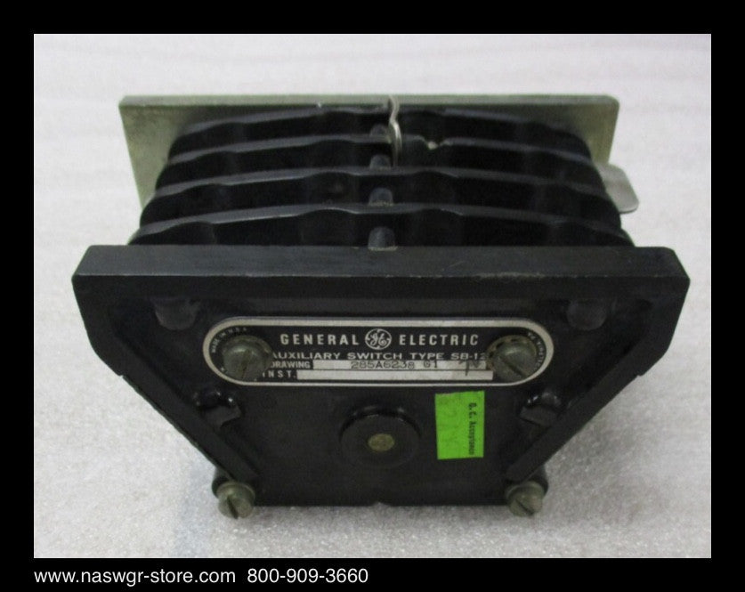 GE PowerVac Auxiliary Switch ~ Type SB-12 ~ Drawing Number 285A6238G1