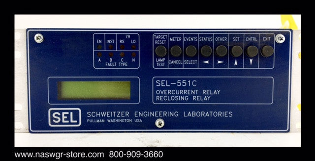 Schweitzer Engineering Laboratories SEL-551C Overcurrent / Reclosing Relay