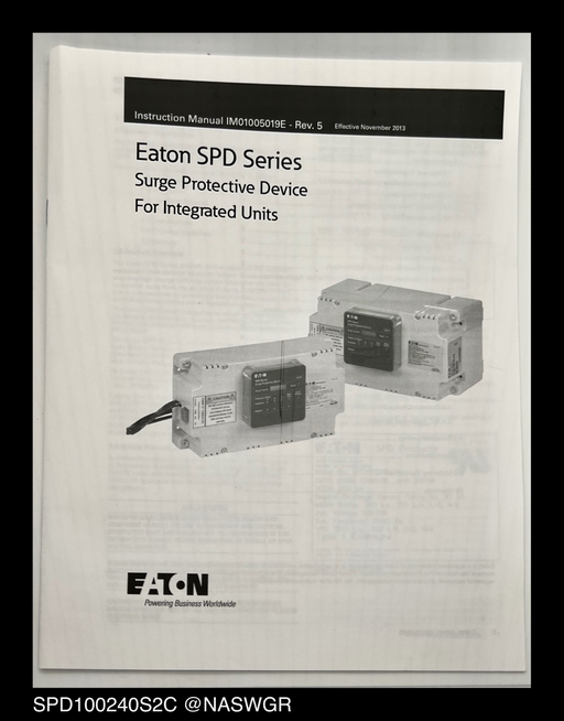 SPD100240S2C ~ Eaton SPD100240S2C Surge Protection Device ~ Surplus