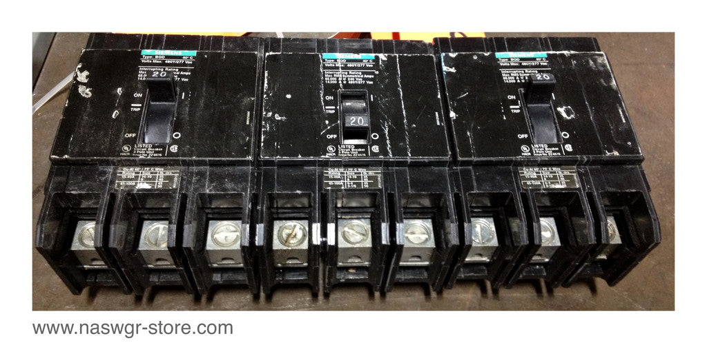 Siemens BQD320 Molded Case Circuit Breaker - 20 Amp