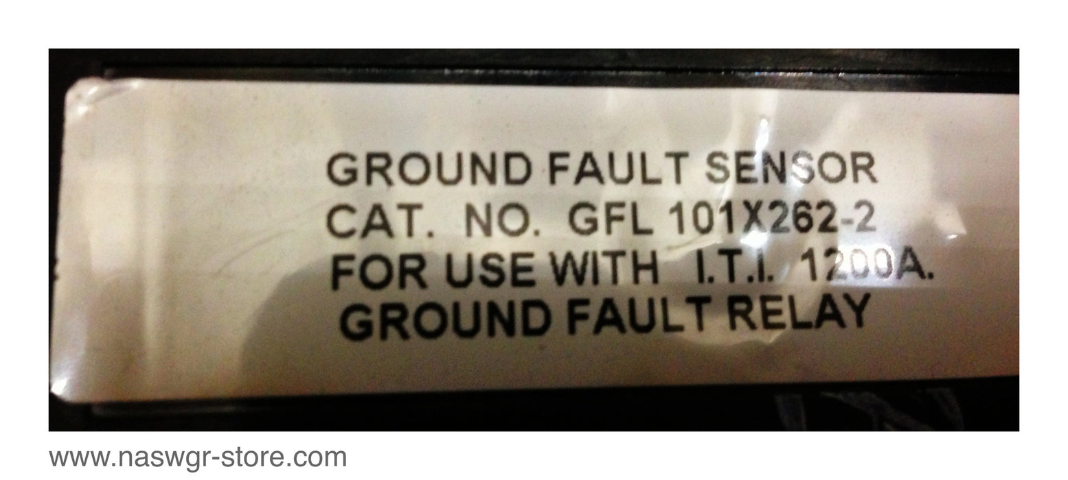 GFL 101X262-2 , Instrument Transformers Inc. GFL 101X262-2 Ground Fault Sensor , Use with I.T.I. 1200A  Ground Fault Relay , PN: GFL 101X262-2