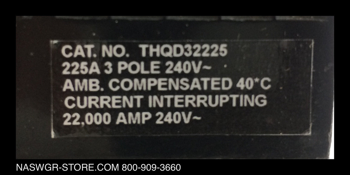 GE THQD32225 Circuit Breaker ~ 225 Amps