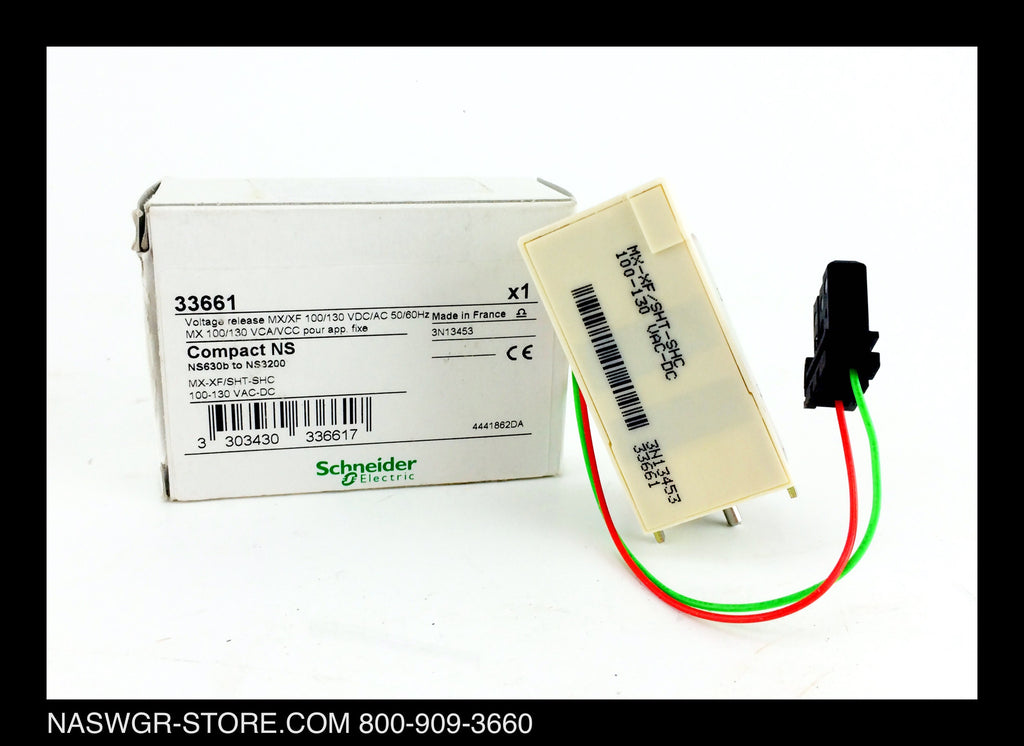 Schneider Electric 33661 MX/XF Voltage Release Coil — North American ...