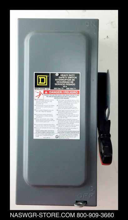 H361 ~ Square D H361 Safety Switch ~ 30 Amp