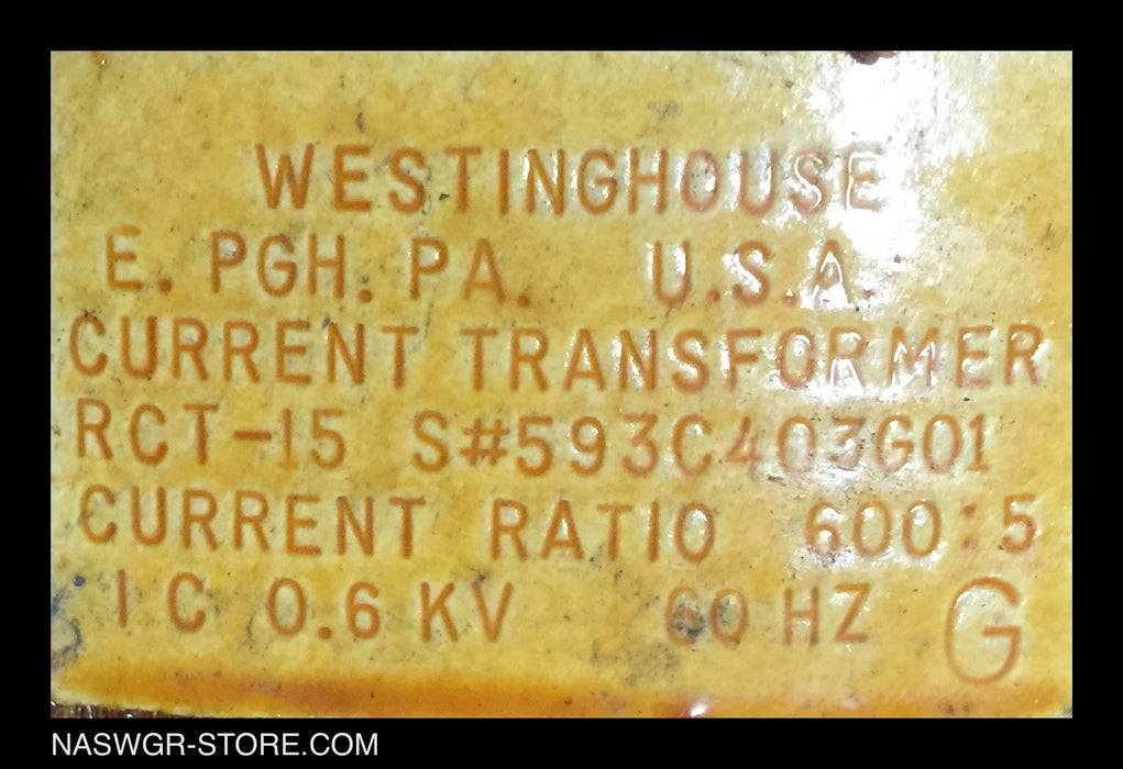 593C403G01 ~ Westinghouse 593C403G01 Control Transformer