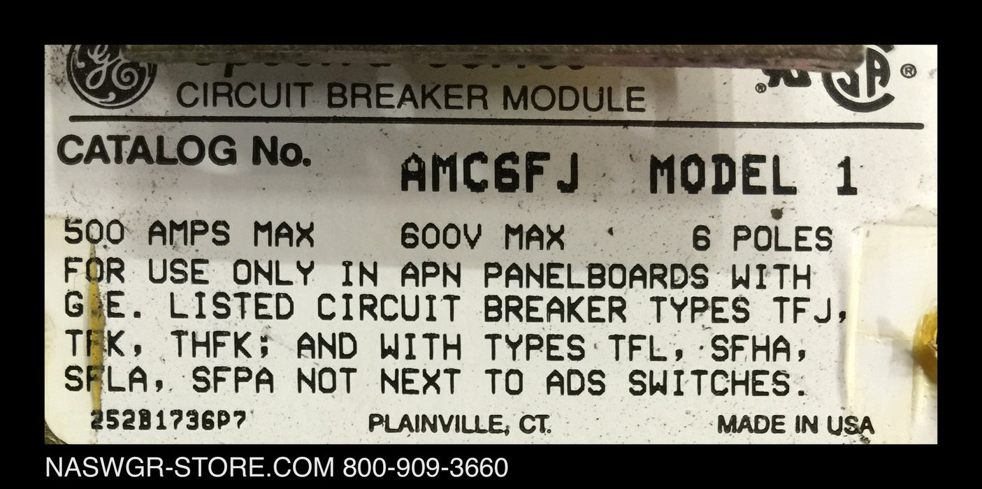 AMC6FJ ~ GE AMC6FJ Mounting Module