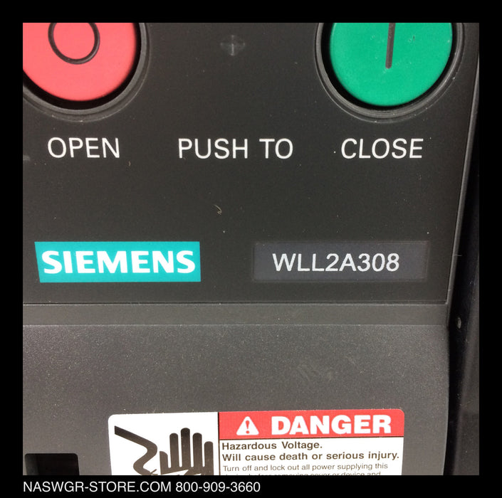 WLL2A308 ~ Siemens WLL2A308 / L2A308GCCAXCAXN Circuit Breaker 800 Amps
